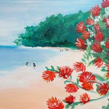 Paint and Wine Night – Summer in NZ – Paintvine