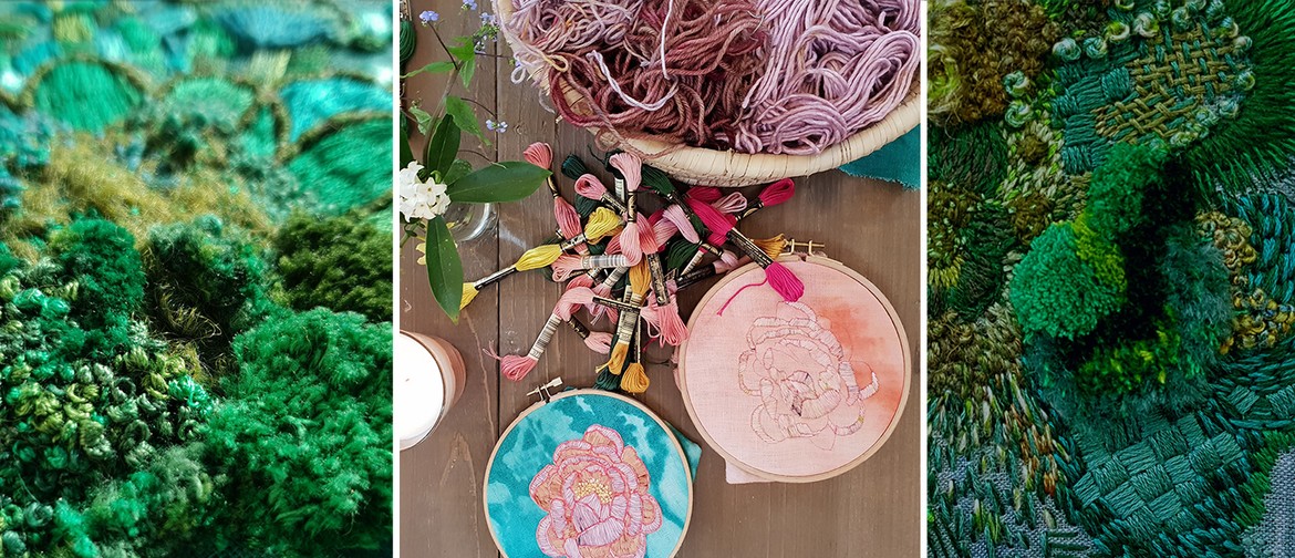 NZ Bush Inspired Embroidery Workshop with Fleur Woods