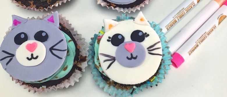 Cat Cupcake Class for Kids and Adults