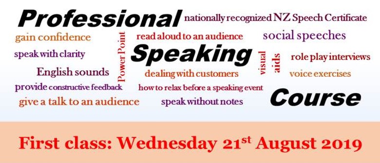 Professional Speaking Course