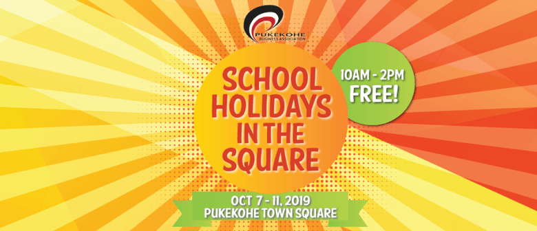 School Holidays in the Square - October Edition