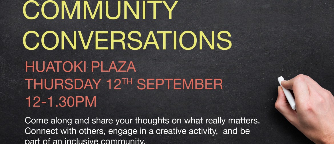 Community Conversations Pop-Up Event