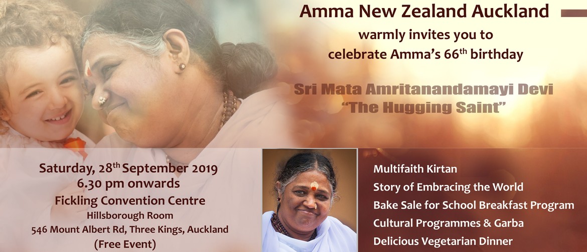 Amma New Zealand Auckland - Amma's 66th Birthday Celebration