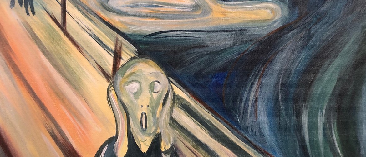 Paint and Wine Night – The Scream – Paintvine