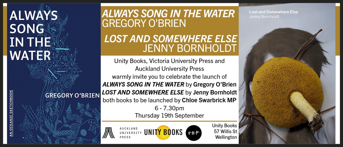 Book Launch - Jenny Bornholdt & Gregory O'Brien