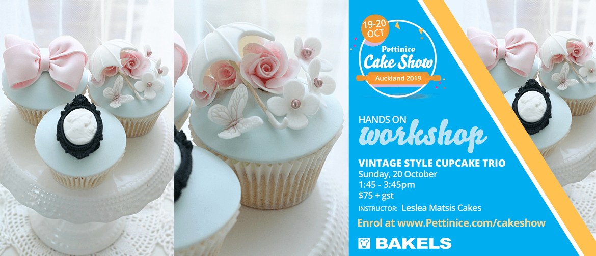 Vintage Cupcake Class - Pettinice Cake Show 2019