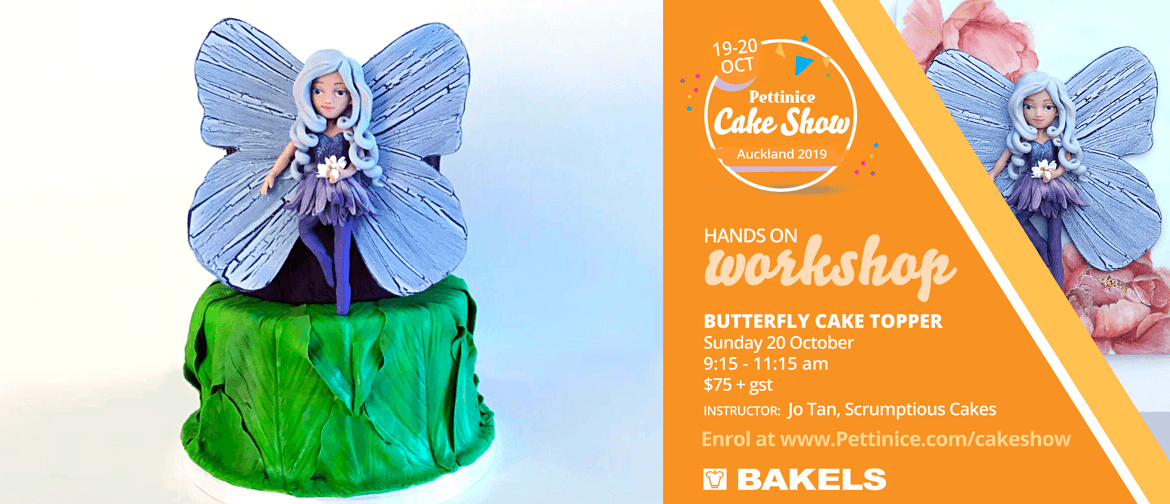 Butterfly Fairy Cake Topper - Pettinice Cake Show 2019