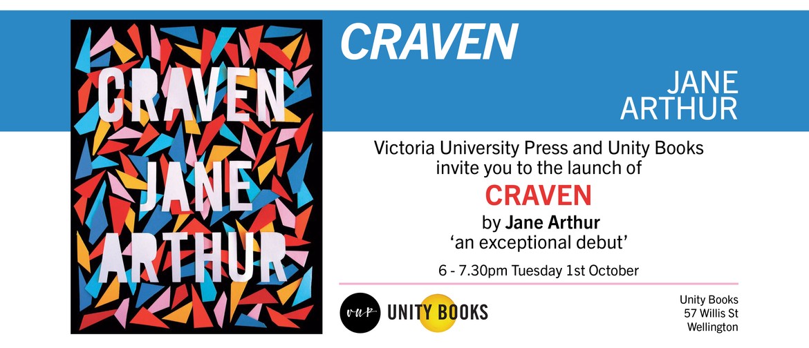 Book Launch - Craven by Jane Arthur