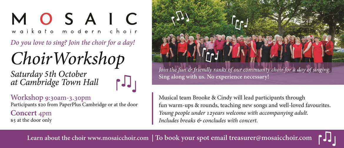 Mosaic Choirs - Workshop & Concert