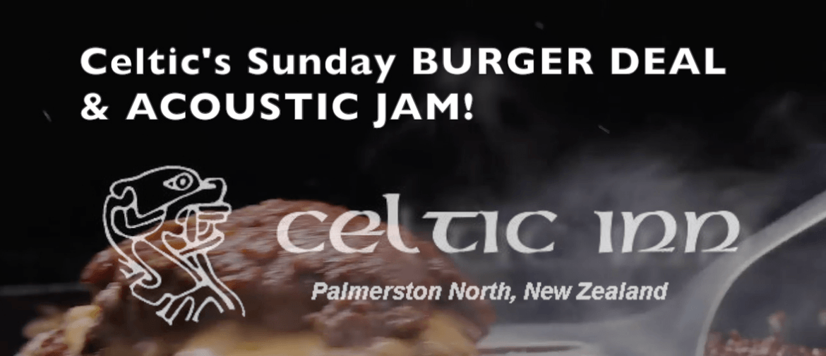 Sunday Burger Jam – Open Mic/Jam