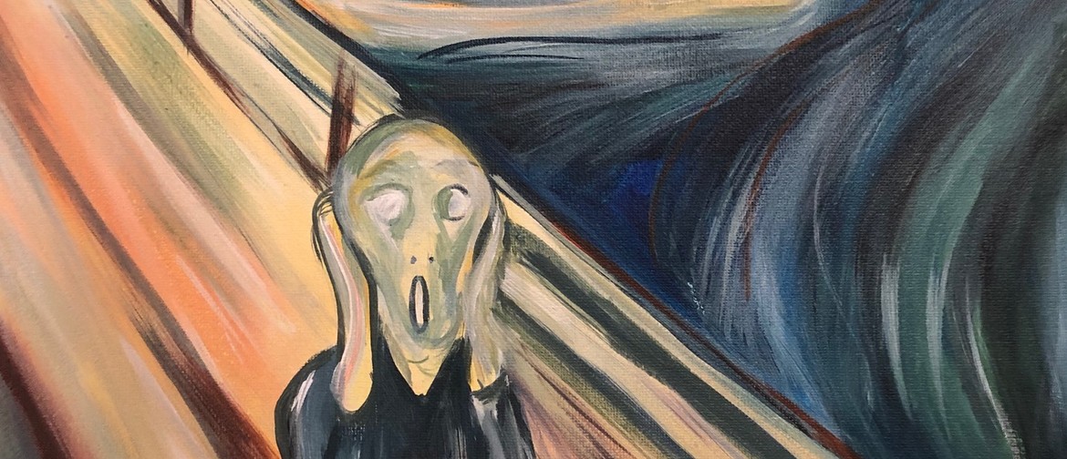 Paint and Wine Night - The Scream - Paintvine