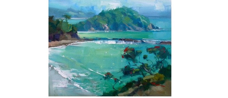 Wine and Paint Party - Coromandel Beach Painting (BYO)