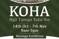 Image for event: Koha - Ngā Taonga Tuku Iho