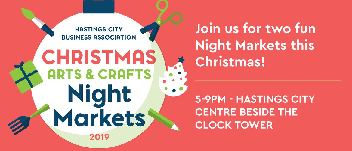 Hastings City Night Markets - Lighting of The Christmas Tree