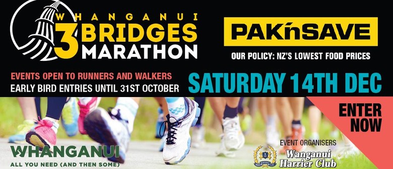 Pak'nSave Whanganui 3 Bridges Marathon (and Other Events)