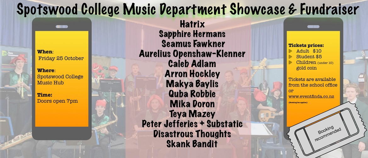 Spotswood College Music Showcase & Fundraiser