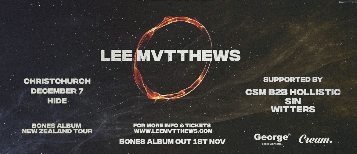 Lee Mvtthews Bones Album Tour