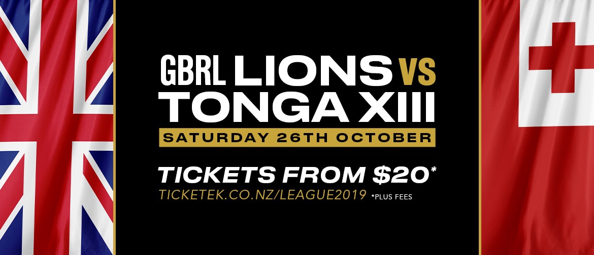 GB Rugby League Lions v Tonga