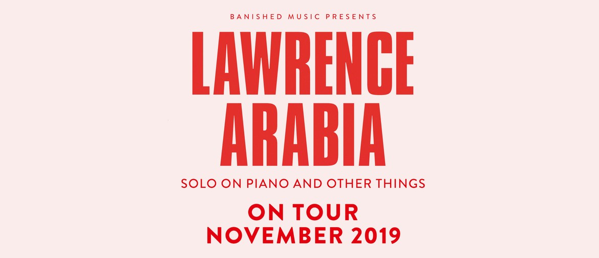 Lawrence Arabia - Single NZ Tour
