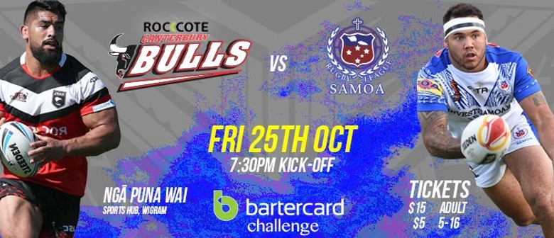 Toa Samoa vs Rockcote Canterbury Bulls