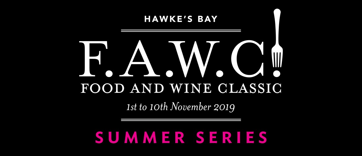 F.A.W.C! Launch Party with Hawke's Bay Winemakers