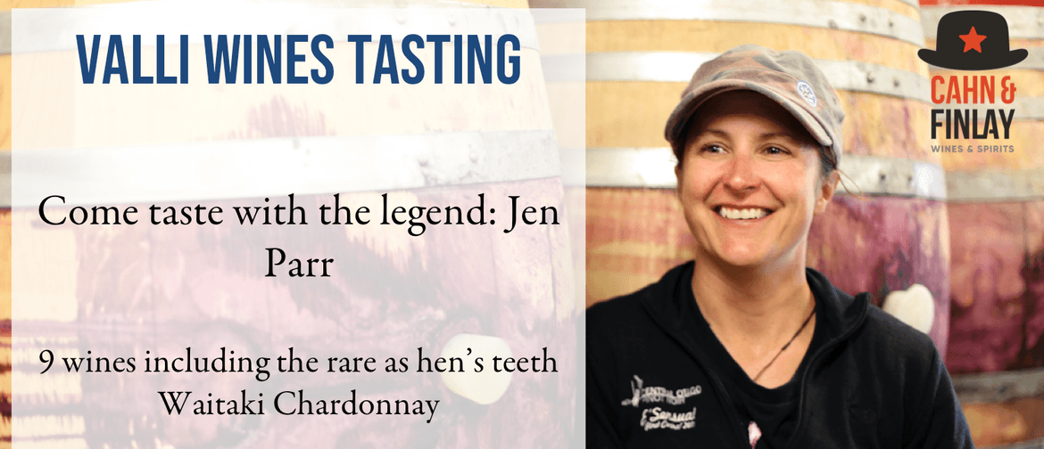 Valli Wine Tasting with Jen Parr (Winemaker)