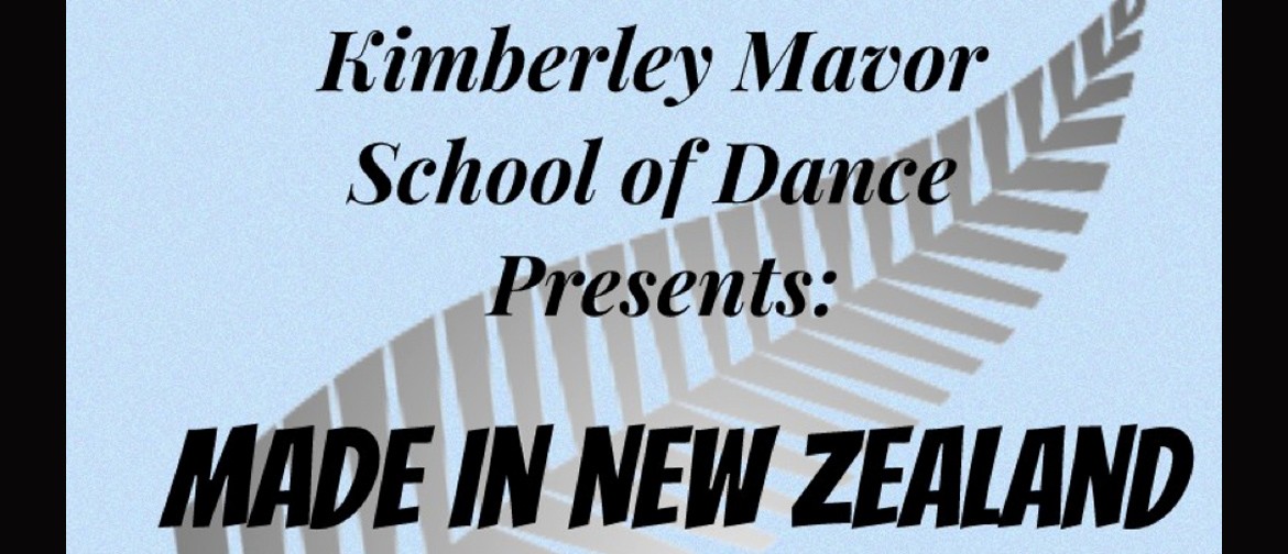 Kimberley Mavor School of Dance: Made in New Zealand