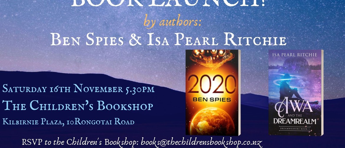 Combined Book Launch by Ben Spies and Isa Pearl Ritchie