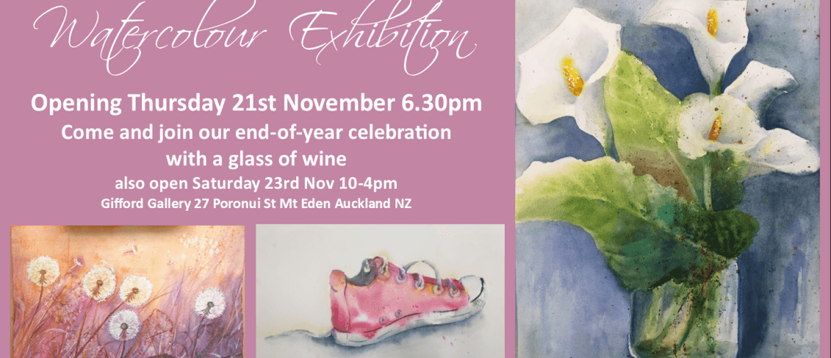 Watercolour Art Exhibition Opening
