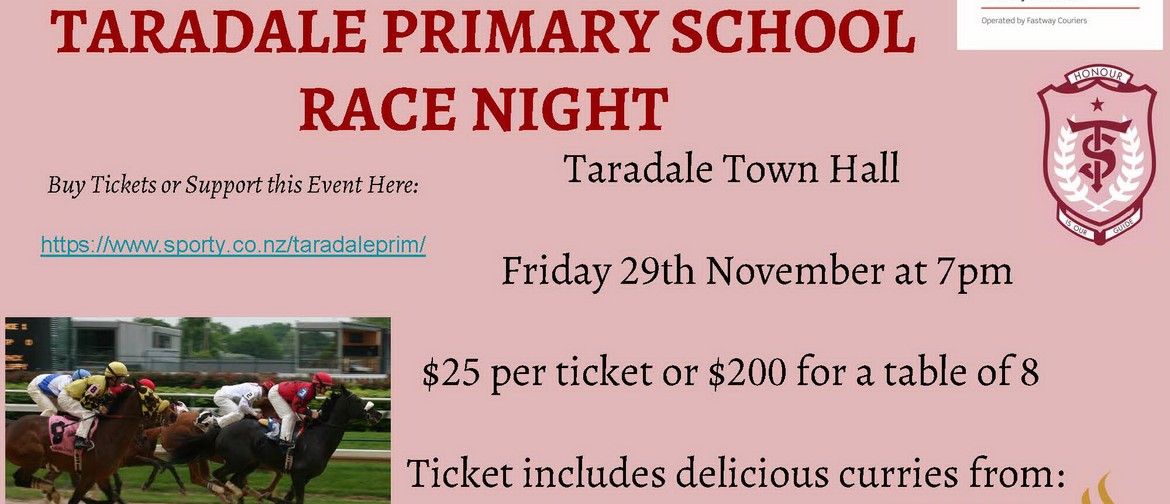 Race Night – Taradale Primary School Fundraiser