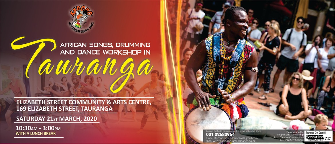 African Drumming and Dance Workshop in Tauranga- Full Day