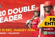 Image for event: Canterbury v Wellington Super Smash Double Header