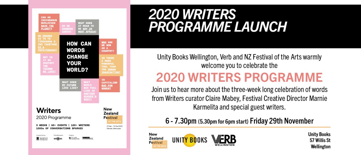 Launch | 2020 Writers Programme