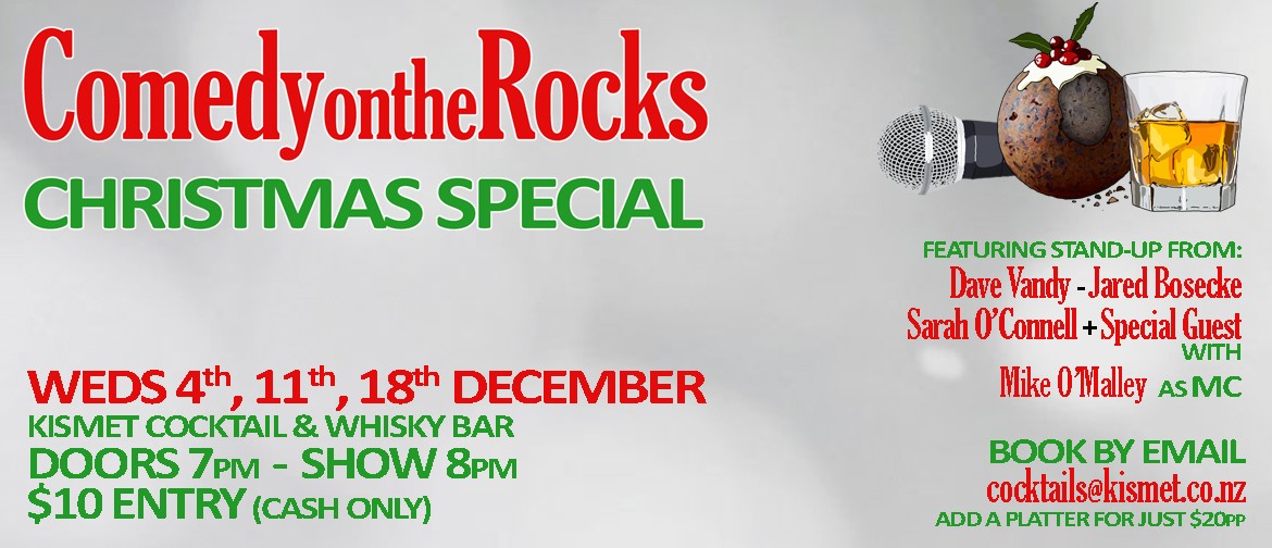 Comedy On the Rocks Christmas Special: CANCELLED
