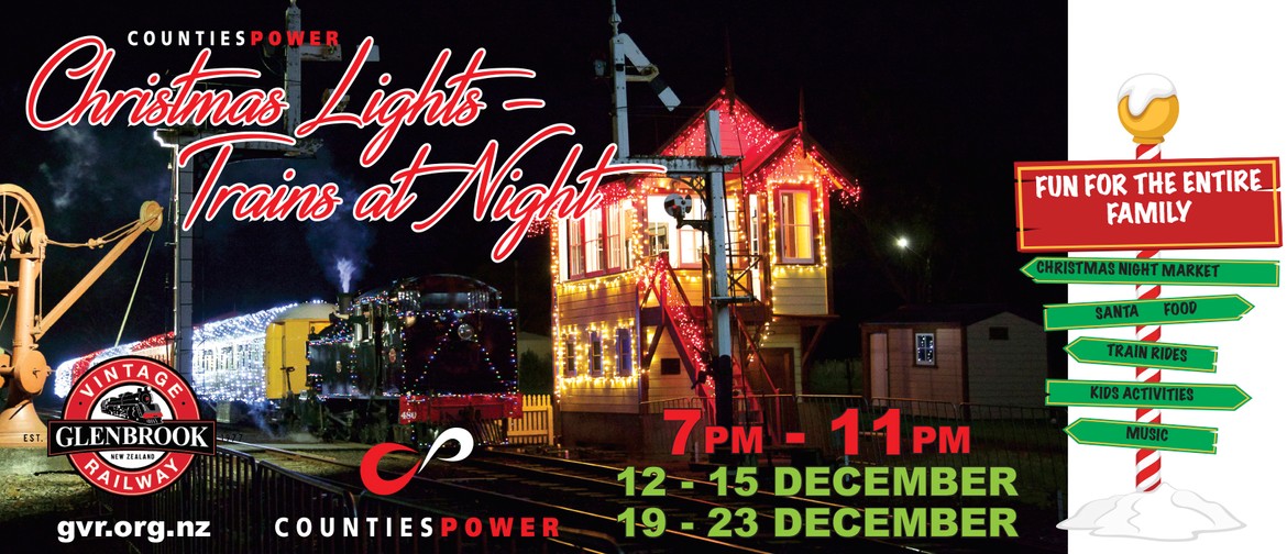 Counties Power Christmas Lights – Trains At Night