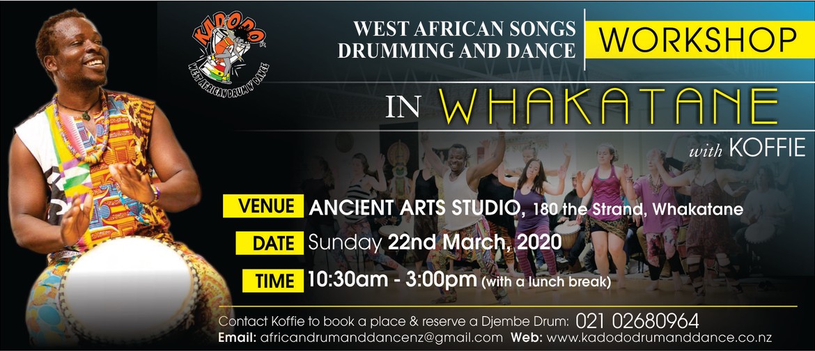 West African Drumming and Dance Workshop - Whakatane
