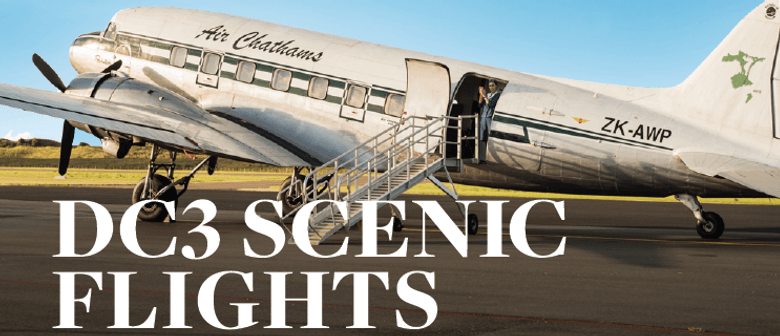 Air Chathams DC3 Scenic Flights (Sunshine and a Plate)