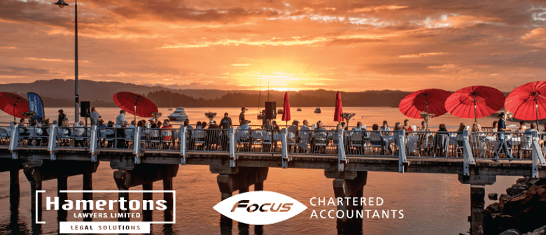 Sunset on the Wharf with Focus Accountants & Hamertons