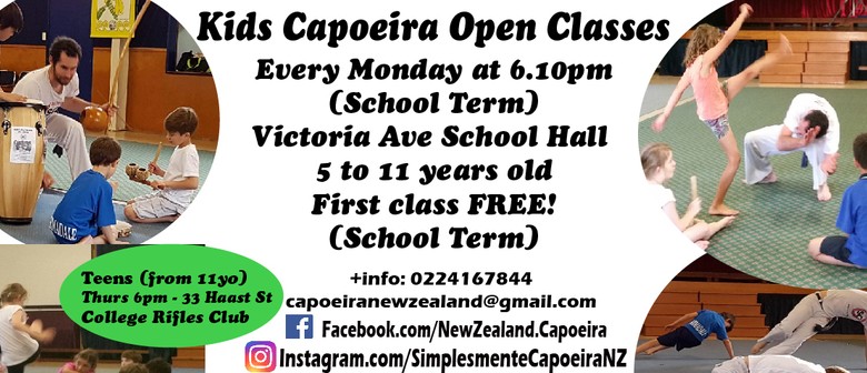 Kids Capoeira Classes Term 1: CANCELLED
