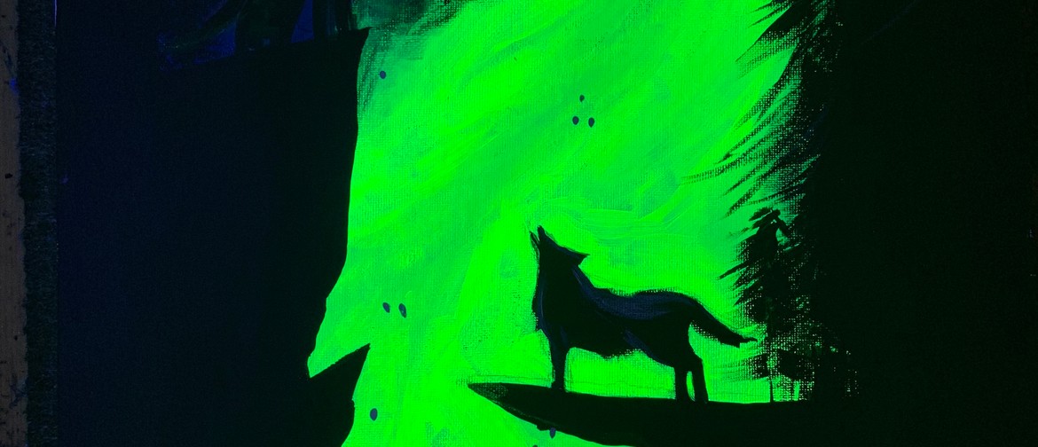 Glow In The Dark Paint Night - Night Wolves - Paintvine: CANCELLED