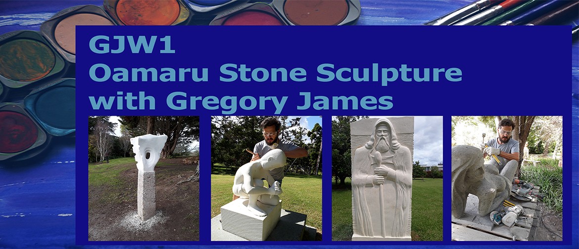 GJW1: Oamaru Stone Sculpture with Gregory James