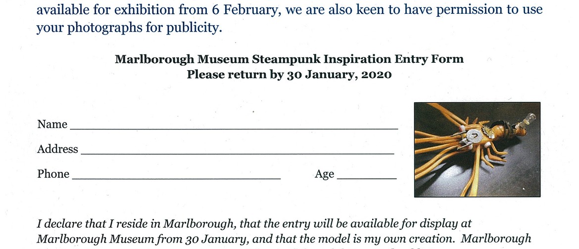 Marlborough Museum Steampunk Model Competition