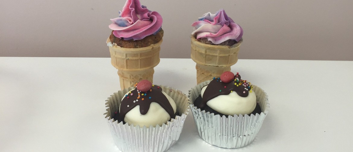 Kids Cupcake Class - Ice Cream Cones and Sundaes