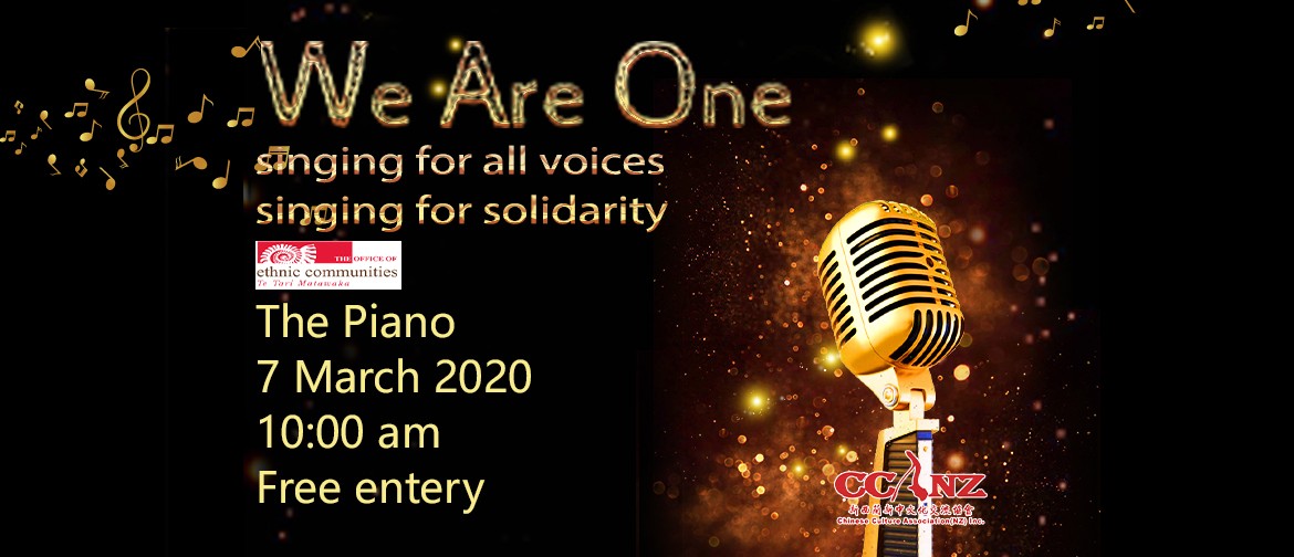 We Are One Singing Event