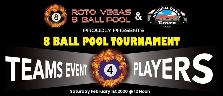 8 Ball Pool Open Tournament - Teams of 4 Players: CANCELLED