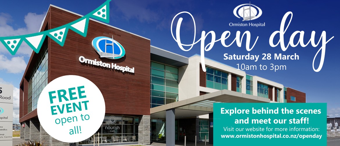 Ormiston Hospital Open Day: CANCELLED