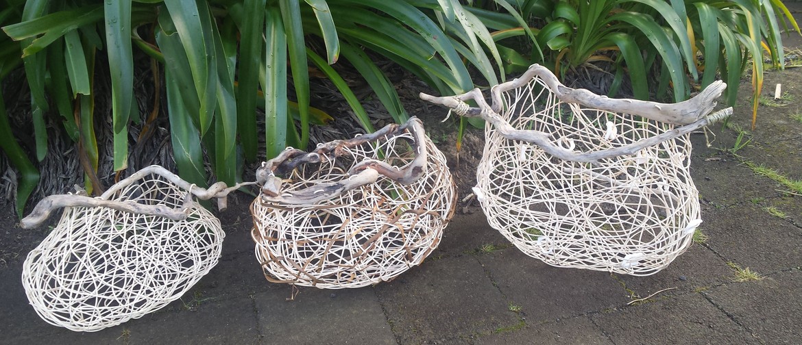 Whimsical Driftwood Baskets