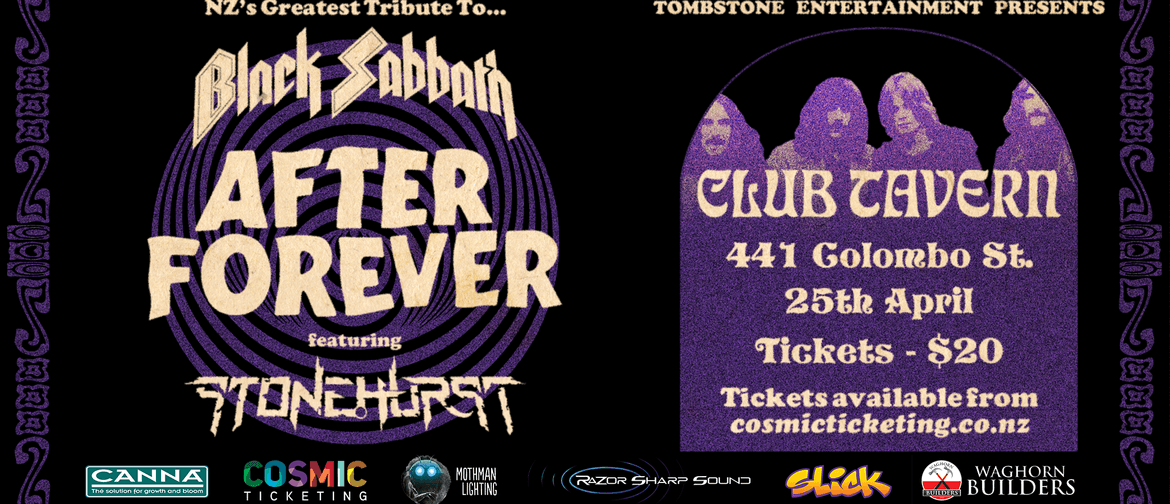 After Forever (Black Sabbath Tribute): POSTPONED