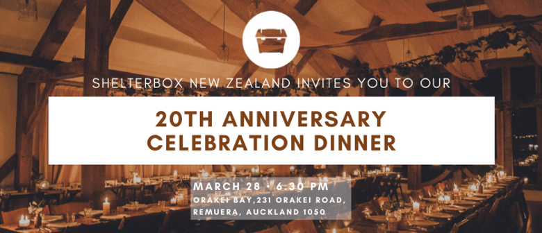 Shelterbox 20th Anniversary Celebration Dinner