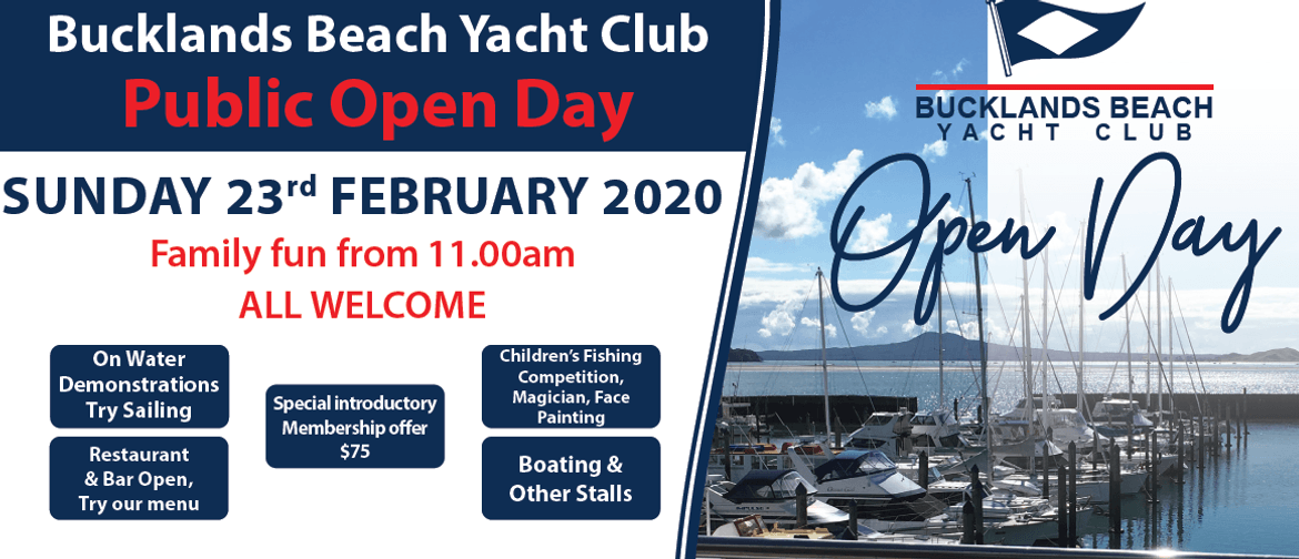 Bucklands Beach Yach Club Public Open Day